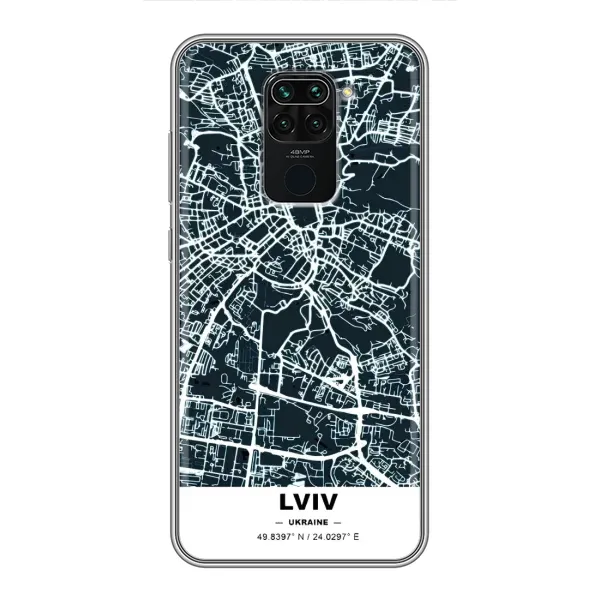 Чехол с принтом «Львов» для Xiaomi Redmi Note 9