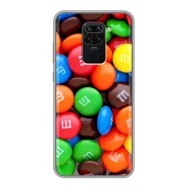Чехол с принтом «MM's» для Xiaomi Redmi Note 9