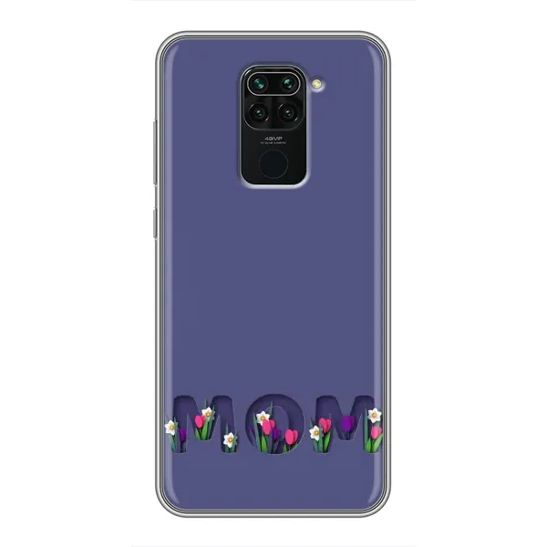 Чохол з принтом «Мама в квітах» для Xiaomi Redmi Note 9
