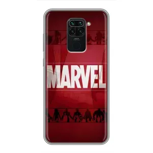 Чохол МАРВЕЛ для Сяомі Редмі Нот 9 (AlphaPrint) (MARVEL)