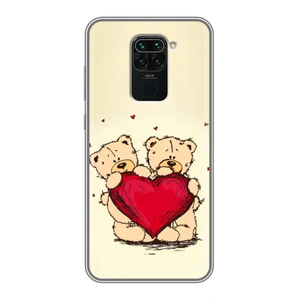 Чехол с принтом «Медвежонки» для Xiaomi Redmi Note 9 Чехол с принтом «Медвежонки» для Xiaomi Redmi Note 9