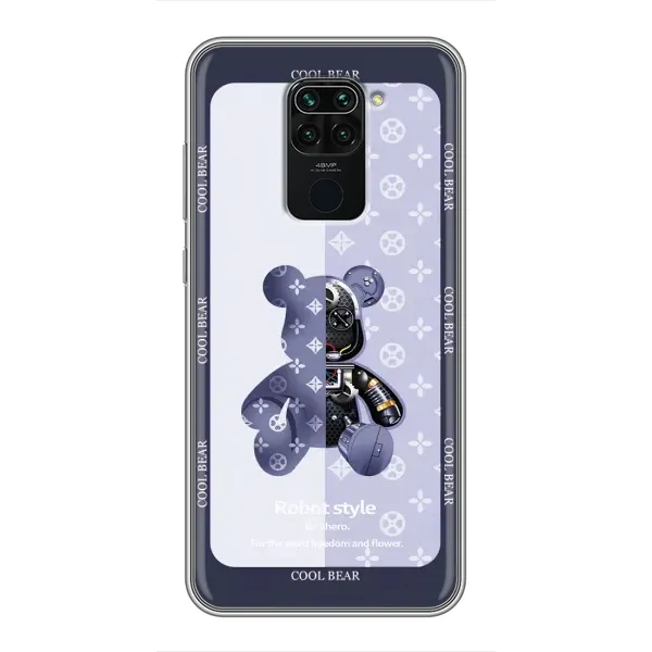 Чохол з принтом «Медведик LV» для Xiaomi Redmi Note 9