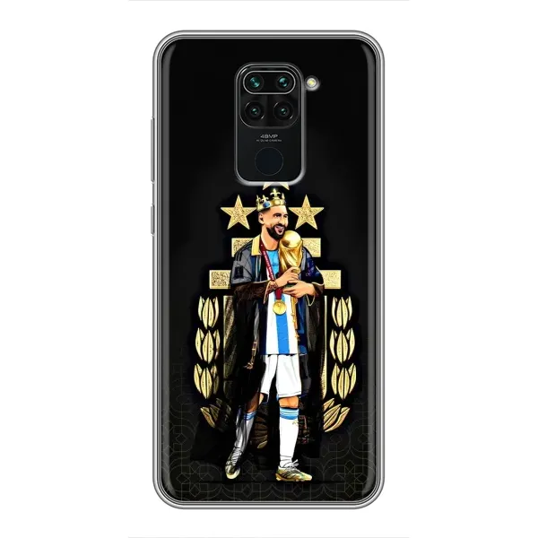 Чехол с принтом «Месси Король» для Xiaomi Redmi Note 9 Чехол с принтом «Месси Король» для Xiaomi Redmi Note 9