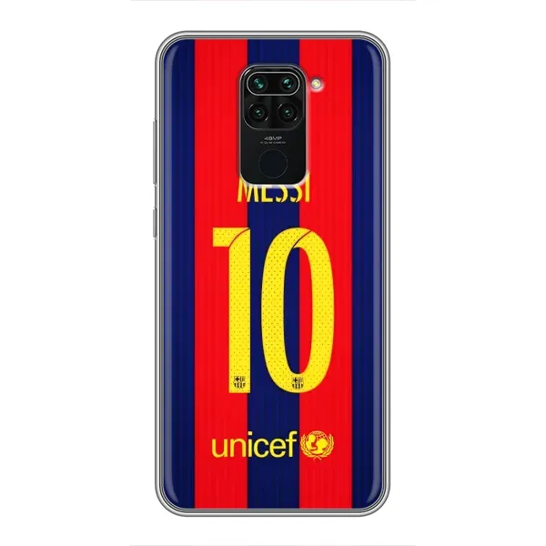 Чехол с принтом «Messi Barca 10» для Xiaomi Redmi Note 9 Чехол с принтом «Messi Barca 10» для Xiaomi Redmi Note 9