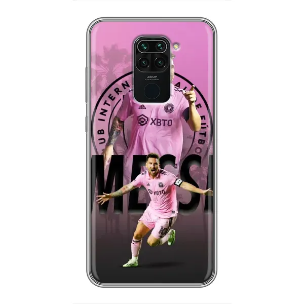 Чехол с принтом «Messi Miami» для Xiaomi Redmi Note 9
