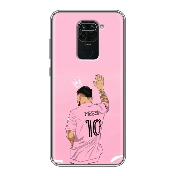 Чехол с принтом «Месси Маями» для Xiaomi Redmi Note 9