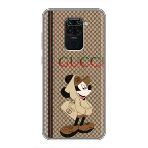 Чохли GUCCI для Сяомі Редмі Нот 9 (AlphaPrint) (Mickey GUCCI)