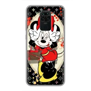Чохол Disney Mouse Xiaomi Redmi Note 9 (PREMIUMPrint) (Мінні peace)