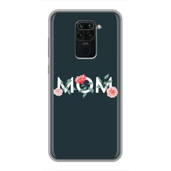 Чохол з принтом «Mom дизайн» для Xiaomi Redmi Note 9