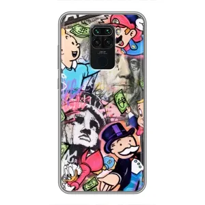 Чохли з крутими принтами для Xiaomi Redmi Note 9 - (PREMIUMPrint) (Monopoly man)