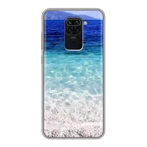 Силіконовий чохол з КАРТИНКАМИ літо для Xiaomi Redmi Note 9 (AlphaPrint) (Море)