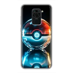 Чехол с Пикачу на Xiaomi Redmi Note 9 (Мяч Пикачу)