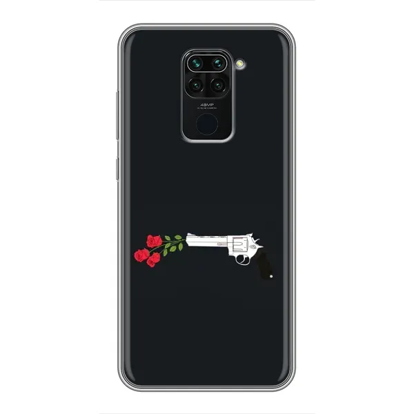 Чохол з принтом «Неочікувані квіти» для Xiaomi Redmi Note 9