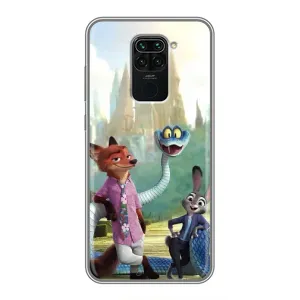 Чехол Зоотрополіс на Xiaomi Redmi Note 9 (Герои мультфильма Зверополис)