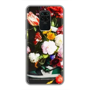 Бренднові Чохли для Xiaomi Redmi Note 9 - (PREMIUMPrint) (Nike цветы)