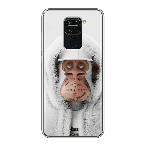 Чохол з принтом «мавпа NFT в тату» для Xiaomi Redmi Note 9
