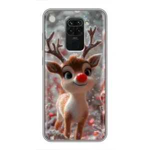 Яскравий чохол для Xiaomi Redmi Note 9 з Зимові Оленята