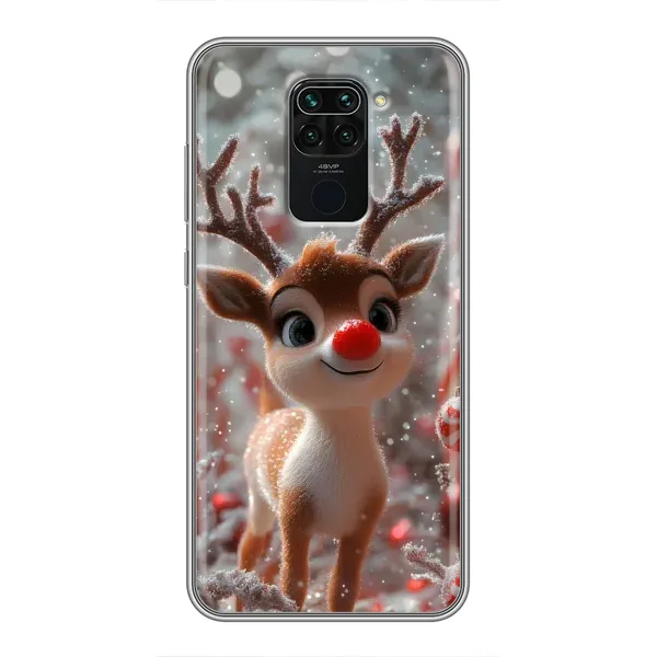 Чохол з принтом «Олень з носом» для Xiaomi Redmi Note 9