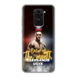 Чехол с картинкой Александр Усик для Xiaomi Redmi Note 9 (Olexandr Usyk)