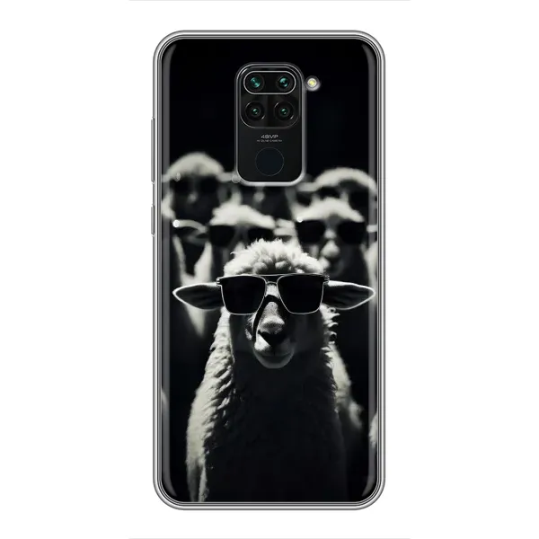 Чохол з принтом «Овечка в окулярах» для Xiaomi Redmi Note 9 Чохол з принтом «Овечка в окулярах» для Xiaomi Redmi Note 9