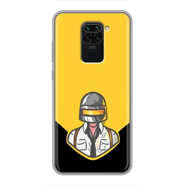Чохол з принтом «Пабг в шоломі» для Xiaomi Redmi Note 9 Чохол з принтом «Пабг в шоломі» для Xiaomi Redmi Note 9