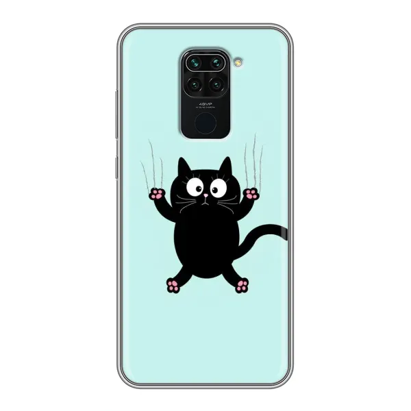 Чехол с принтом «Падающий кот» для Xiaomi Redmi Note 9 Чехол с принтом «Падающий кот» для Xiaomi Redmi Note 9