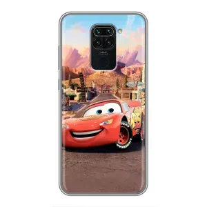 Силиконовый чехол Маквин для Xiaomi Redmi Note 9 (Радиаторный Спрингс Маквин)