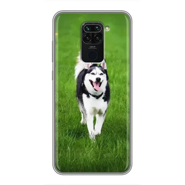 Чехол с принтом «Радостный Хаски» для Xiaomi Redmi Note 9 Чехол с принтом «Радостный Хаски» для Xiaomi Redmi Note 9