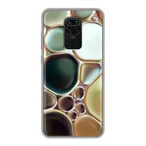 Мраморний чехол на Xiaomi Redmi Note 9 (VPrint) (Радужний Мрамор)