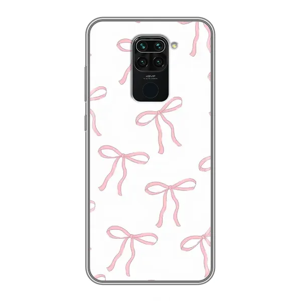 Чехол с принтом «Розовые бантики» для Xiaomi Redmi Note 9