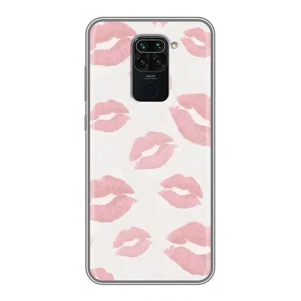 Чехол с принтом «Розовые губы» для Xiaomi Redmi Note 9
