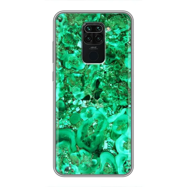 Чехол с принтом «Салатный Мрамор» для Xiaomi Redmi Note 9 Чехол с принтом «Салатный Мрамор» для Xiaomi Redmi Note 9