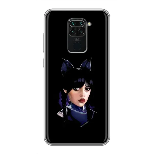 Чехол с принтом «серьезная Уэнздей» для Xiaomi Redmi Note 9