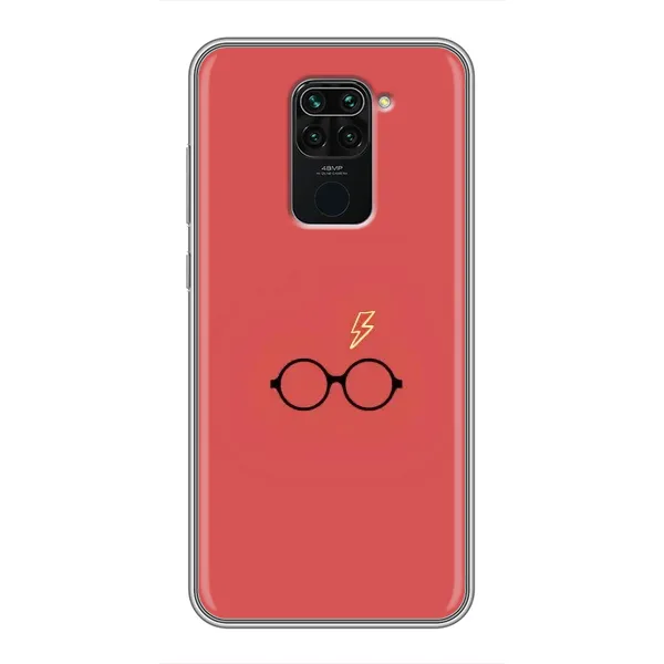 Чехол с принтом «шрам и очки» для Xiaomi Redmi Note 9