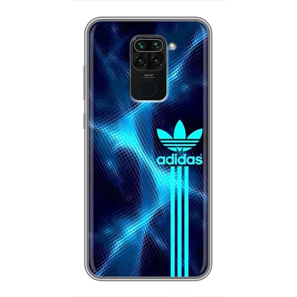 Чехол с принтом «Синий Адидас» для Xiaomi Redmi Note 9 Чехол с принтом «Синий Адидас» для Xiaomi Redmi Note 9