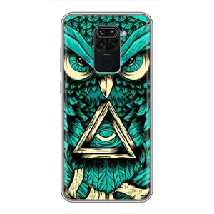 Чохол з пташками на Xiaomi Redmi Note 9 (VPrint) (Сова з оком)