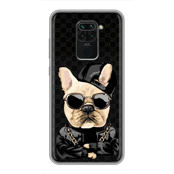 Чохол з принтом «Стильна собака» для Xiaomi Redmi Note 9