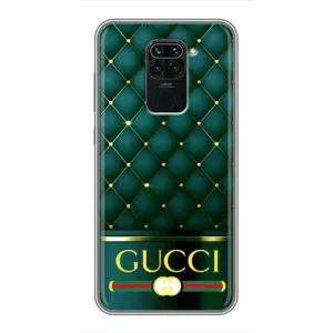 Чохли GUCCI для Сяомі Редмі Нот 9 (AlphaPrint) (Текстура Гуччі)