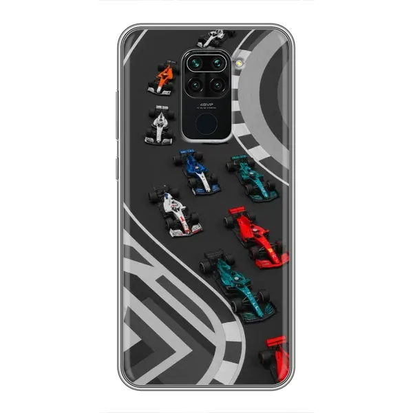 Чехол с принтом «Трасса Ф1» для Xiaomi Redmi Note 9