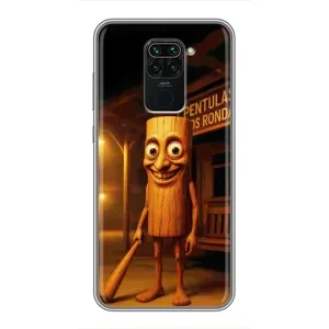 Чехол с мемом Тралалело тралала на Xiaomi Redmi Note 9 (Тунг тунг сахур)