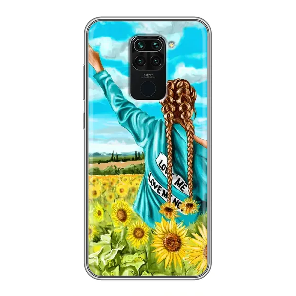 Чехол с принтом «Украиночка» для Xiaomi Redmi Note 9 Чехол с принтом «Украиночка» для Xiaomi Redmi Note 9
