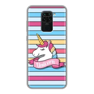 Чохол для Сяомі Редмі Нот 9 - (Єдинорожки - Новинки) (AlphaPrint) (Unicorn)