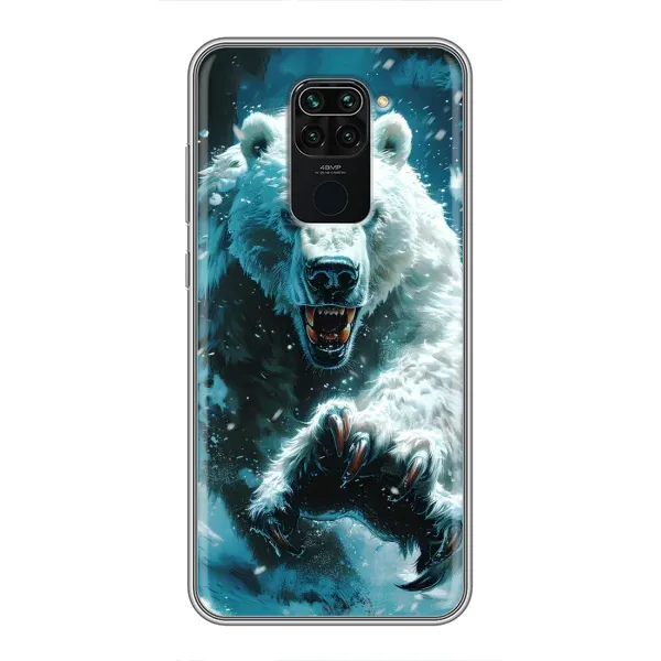 Чехол с принтом «Полярный медведь» для Xiaomi Redmi Note 9