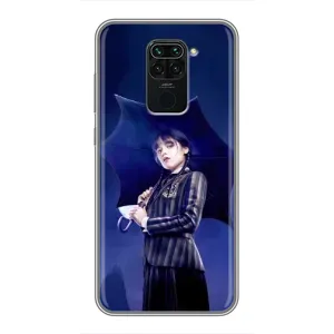 Силіконовий чохол з картинкою для Xiaomi Redmi Note 9 (Венсдей)