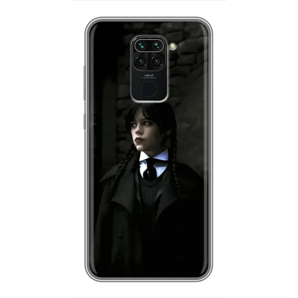 Чехол с принтом «Темный стиль Уэнздей» для Xiaomi Redmi Note 9