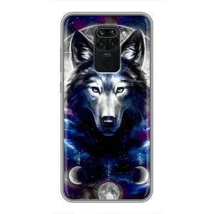 Захисні чохли для Сяомі Редмі Нот 9 (AlphaPrint) (ХІТ продаж) ВОВК (Вовк)