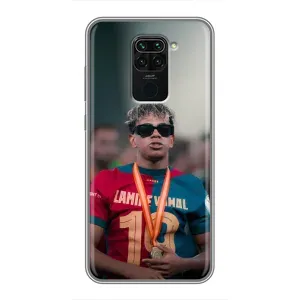 Чехол с футболистом Ламин Ямаль Xiaomi Redmi Note 9 (Ямаль Барса)