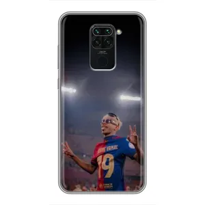 Чехол с футболистом Ламин Ямаль Xiaomi Redmi Note 9 (Ямаль на стадионе)
