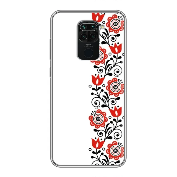 Чехол с принтом «Яркая вишиванка» для Xiaomi Redmi Note 9 Чехол с принтом «Яркая вишиванка» для Xiaomi Redmi Note 9