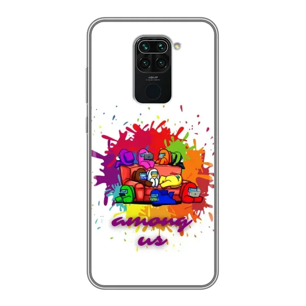 Чехол с принтом «Яркий АмонгАс» для Xiaomi Redmi Note 9
